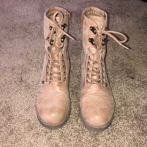 G by Guess tan booties